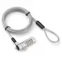 Techly Combination Notebook Security Padlock for Nano Slot, 1.8 m, Combination lock, Metal, Steel, Silver