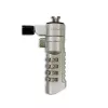 Techly Combination Notebook Security Padlock for Nano Slot, 1.8 m, Combination lock, Metal, Steel, Silver