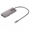 StarTech.com USB C Multiport Adapter 4K 60Hz HDMI Video, 3 Pt 5Gbps USB-A Hub, 100W USB Power Delivery Pass-Through/GbE/SD/MicroSD, 12 inch/30cm Cable, Travel Laptop Docking Station