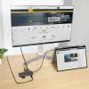StarTech.com USB C Multiport Adapter 4K 60Hz HDMI Video, 3 Pt 5Gbps USB-A Hub, 100W USB Power Delivery Pass-Through/GbE/SD/MicroSD, 12 inch/30cm Cable, Travel Laptop Docking Station