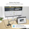 StarTech.com USB C Multiport Adapter 4K 60Hz HDMI Video, 3 Pt 5Gbps USB-A Hub, 100W USB Power Delivery Pass-Through/GbE/SD/MicroSD, 12 inch/30cm Cable, Travel Laptop Docking Station