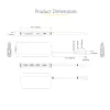 StarTech.com USB C Multiport Adapter 4K 60Hz HDMI Video, 3 Pt 5Gbps USB-A Hub, 100W USB Power Delivery Pass-Through/GbE/SD/MicroSD, 12 inch/30cm Cable, Travel Laptop Docking Station