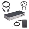 StarTech.com USB-C Triple Monitor Docking Station - HDMI/DP Triple 4k USB-C Dock - 5x USB Hub - GbE - 100W PD - Universal Multi Monitor Docking Station - Thunderbolt 3/4 Compatible