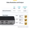 StarTech.com USB-C Triple Monitor Docking Station - HDMI/DP Triple 4k USB-C Dock - 5x USB Hub - GbE - 100W PD - Universal Multi Monitor Docking Station - Thunderbolt 3/4 Compatible