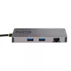 StarTech.com USB C Multiport Adapter, Dual HDMI Video, 4K 60Hz, 2Pt 5Gbps USB-A Hub, 100W Power Delivery Pass-Through/GbE/SD/MicroSD, 12 inch/30cm Cable, Travel Dock, Laptop Docking Station
