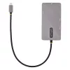 StarTech.com USB C Multiport Adapter, Dual HDMI Video, 4K 60Hz, 2Pt 5Gbps USB-A Hub, 100W Power Delivery Pass-Through/GbE/SD/MicroSD, 12 inch/30cm Cable, Travel Dock, Laptop Docking Station