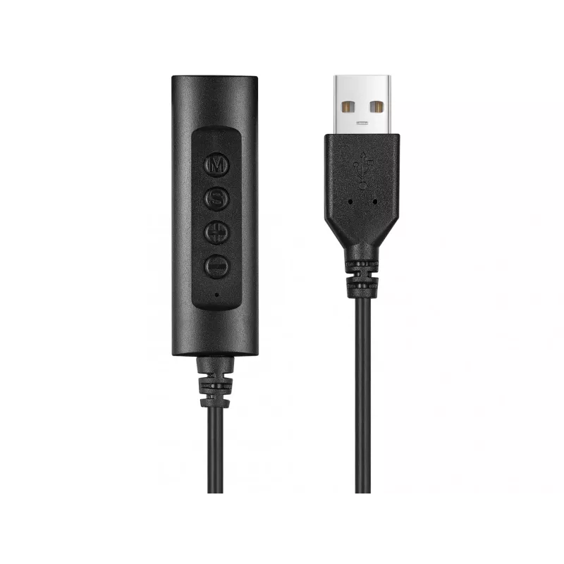 Sandberg 2in1 Office Headset Jack+USB, Wired, Office/Call center, 20 - 20000 Hz, 110 g, Headphones, Black