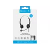 Sandberg USB+RJ9/11 Headset Pro Stereo, Wired, Office/Call center, 20 - 7000 Hz, Headset, Black