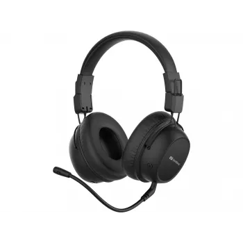 Sandberg Wireless Headset ANC FlexMic, Wireless, Gaming, 20 - 20000 Hz, 211 g, Headset, Black