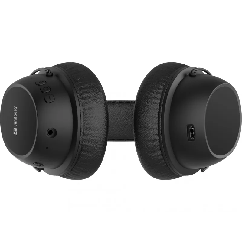 Sandberg Wireless Headset ANC FlexMic, Wireless, Gaming, 20 - 20000 Hz, 211 g, Headset, Black