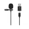 Sandberg Streamer USB Clip Microphone, Lavalier/Lapel microphone, -38 dB, 50 - 18000 Hz, 16 bit, 48 kHz, 84 dB