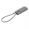 StarTech.com USB C Multiport Adapter, 4K 60Hz HDMI Video, 3 Port 5Gbps USB Hub, 100W Power Delivery Pass-Through, GbE, 12 inch/30cm Cable, Mini Travel Dock, Laptop Docking Station