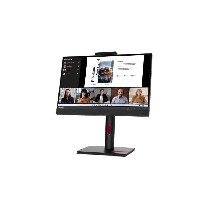 Lenovo ThinkCentre TIO-22 Gen5 Monitor, 54.6 cm (21.5 inch), 1920 x 1080 pixels, Full HD, LED, 6 ms, Black