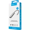 Sandberg USB-C Dock HDMI+3xUSB+PD 100W, Wired, USB 3.2 Gen 1 (3.1 Gen 1) Type-C, 100 W, Grey, 4K Ultra HD, Aluminium