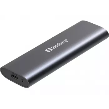 Sandberg USB 3.2 Case for M.2+NVMe SSD, SSD enclosure, M.2, M.2, 10 Gbit/s, USB connectivity, Black