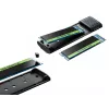 Sandberg USB 3.2 Case for M.2+NVMe SSD, SSD enclosure, M.2, M.2, 10 Gbit/s, USB connectivity, Black