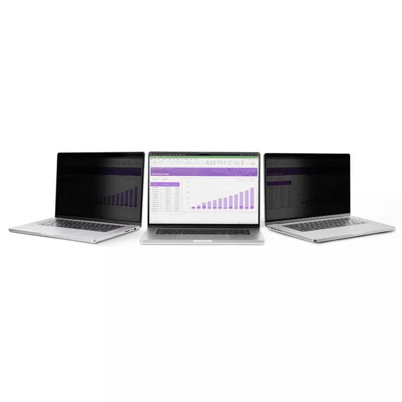 StarTech.com 14-inch MacBook Pro 21/23 Laptop Privacy Screen, Removable and Reversible Anti-Glare Privacy Filter, Magnetic Laptop Screen Protector w/ 51% Blue Light Reduction