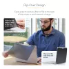 StarTech.com 14-inch 16:10 Flip-Over Privacy Screen with Touch, Anti-Glare Privacy Filter, Laptop Monitor Screen Protector with 51% Blue Light Reduction