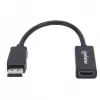 Manhattan DisplayPort 1.1 to HDMI Adapter Cable, 1080p@60Hz, Male to Female, Black, Cable 15cm, DP With Latch, Not Bi-Directional, Three Year Warranty, Equivalent to DP2HDMI