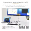 StarTech.com Dual-Monitor USB4 Docking Station, Dual 4K 120Hz or Single 8K 60Hz HDMI, 100W Laptop Charging, 2.5GbE, USB-C Multi-Monitor Dock, Driverless