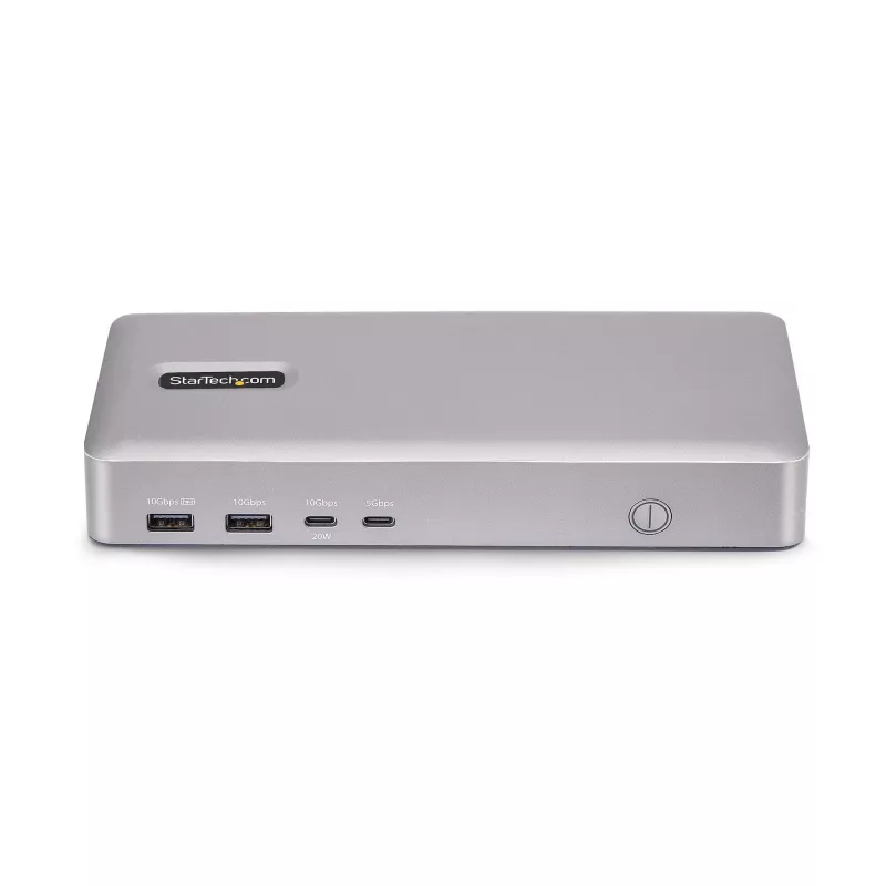 StarTech.com Dual-Monitor USB4 Docking Station, Dual 4K 120Hz or Single 8K 60Hz HDMI, 100W Laptop Charging, 2.5GbE, USB-C Multi-Monitor Dock, Driverless