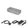 StarTech.com Dual-Monitor USB4 Docking Station, Dual 4K 120Hz or Single 8K 60Hz HDMI, 100W Laptop Charging, 2.5GbE, USB-C Multi-Monitor Dock, Driverless