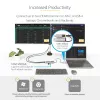 StarTech.com USB-C Multiport Adapter w/Attached USB-C to USB-A Dongle, Dual HDMI (4K30Hz/1080p60Hz), 3x USB-A 5Gbps, Mini Travel Dock, Laptop Docking Station, 1.3ft/40cm Cable
