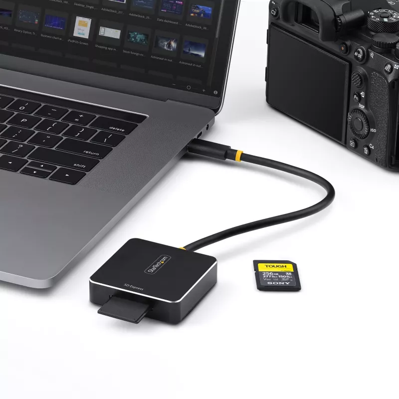 StarTech.com 1B-USB-C-SDE-ADAPTER card reader USB 3.2 Gen 2 (3.1 Gen 2) Type-C Black