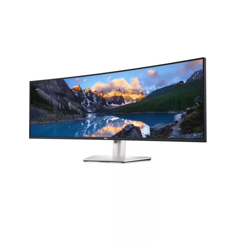 DELL UltraSharp U4924DW computer monitor 124.5 cm (49 inch) 5120 x 1440 pixels 5K Ultra HD LCD Black, Silver