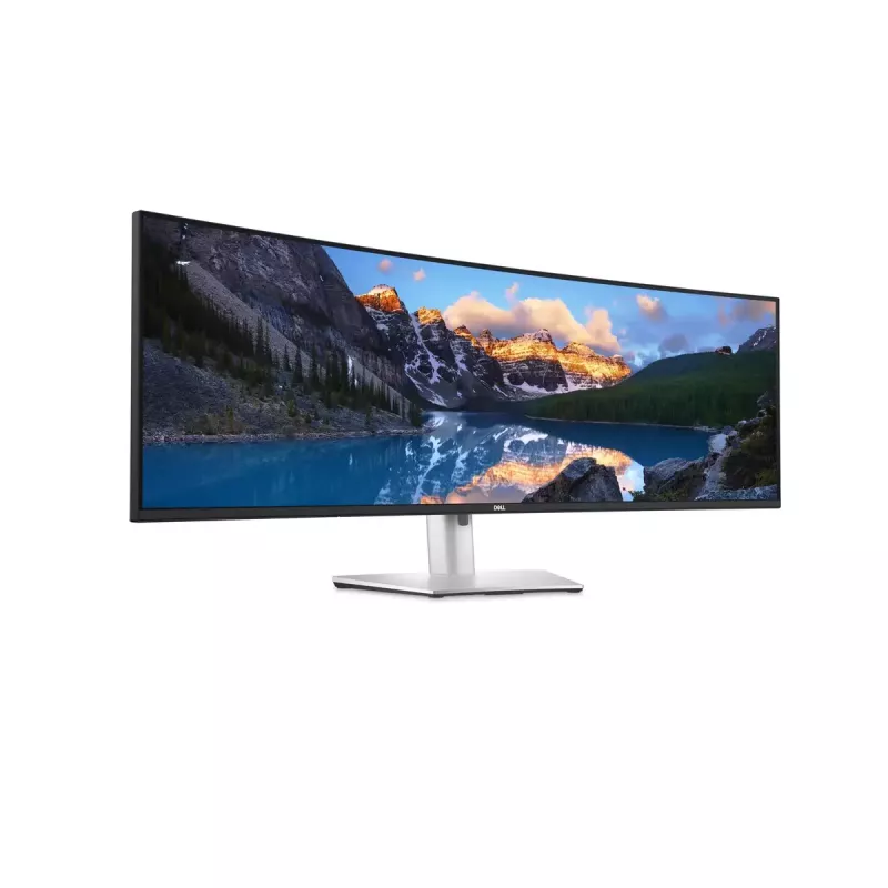 DELL UltraSharp U4924DW computer monitor 124.5 cm (49 inch) 5120 x 1440 pixels 5K Ultra HD LCD Black, Silver
