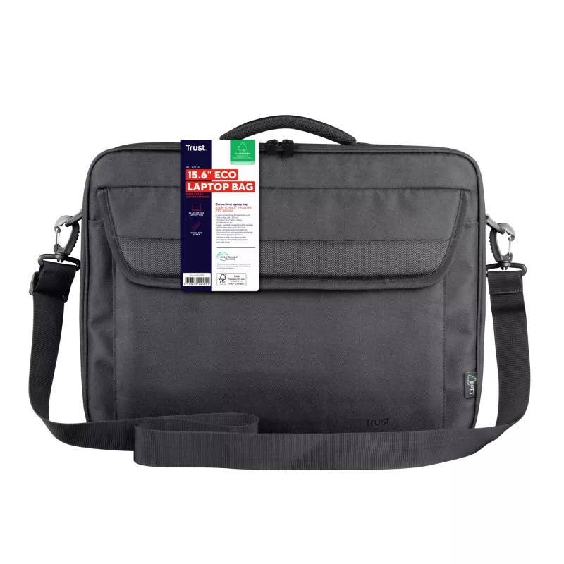 Trust Atlanta 40.6 cm (16 inch) Briefcase Black