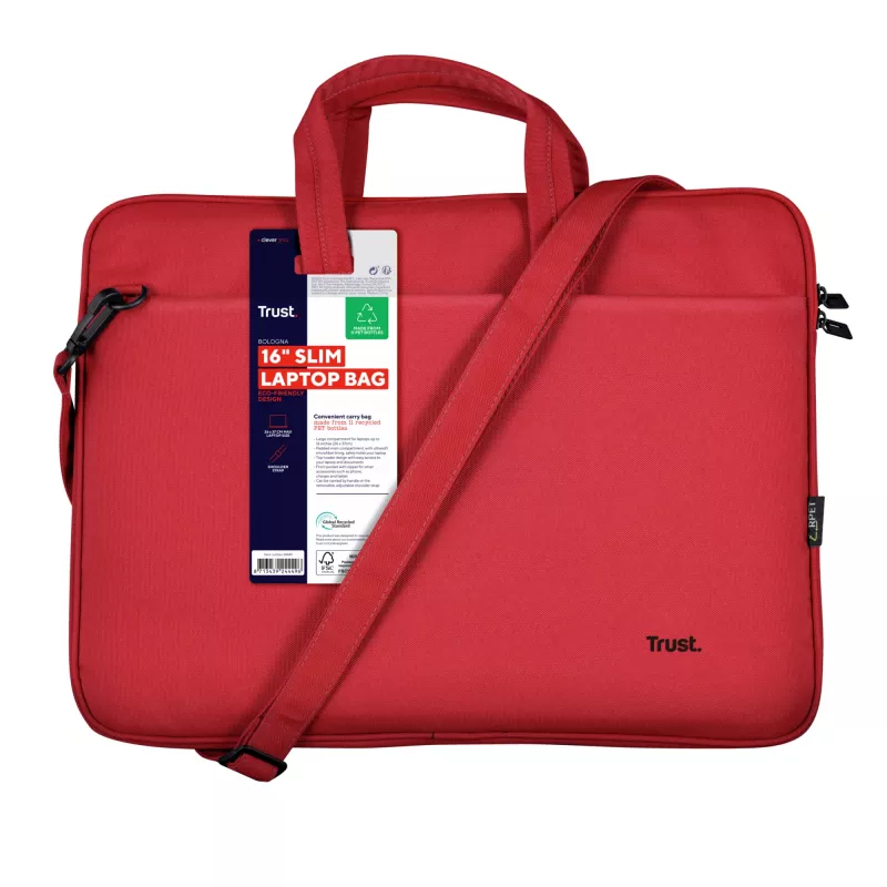 Trust Bologna 40.6 cm (16 inch) Briefcase Red