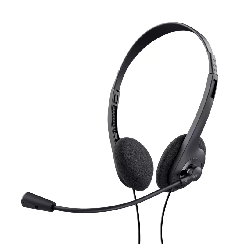 Trust 24659 headphones/headset Wired Head-band Calls/Music Black
