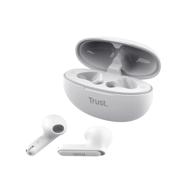 Trust Yavi Headset True Wireless Stereo (TWS) In-ear Calls/Music USB Type-C Bluetooth White