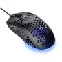 Trust GXT 928 HELOX, Right-hand, Optical, USB Type-A, 6400 DPI, Black