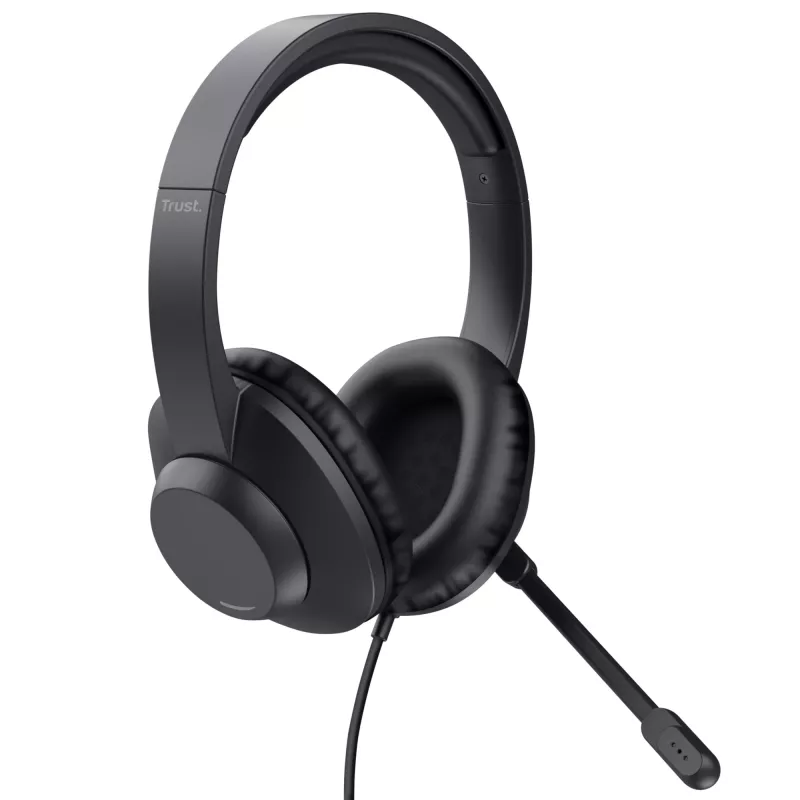 Trust Ayda Max Headset Wired Head-band Office/Call center Black