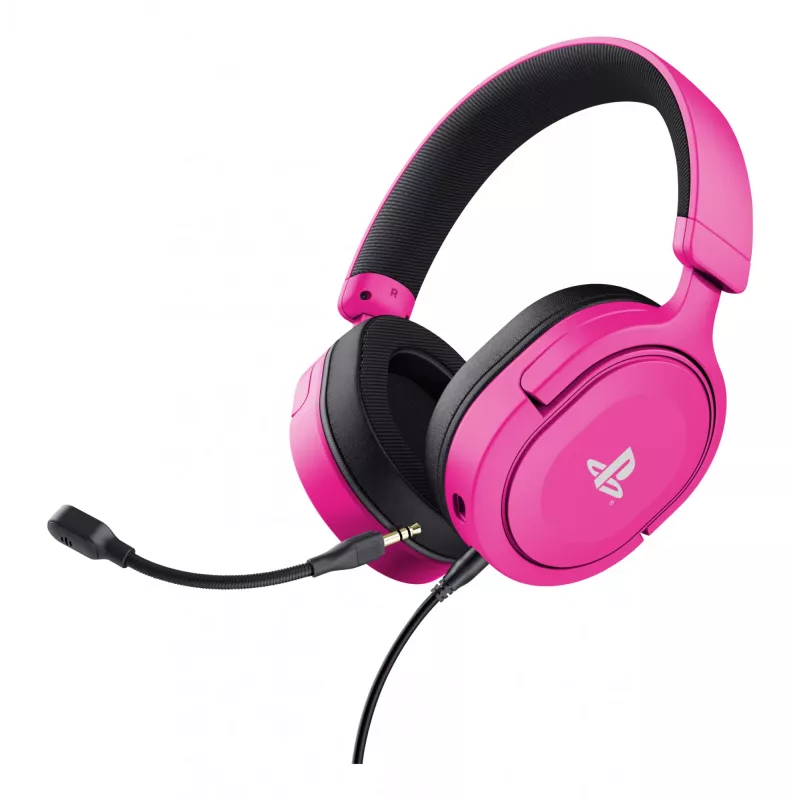 Trust GXT 498P Forta Headset Wired Head-band Gaming Pink