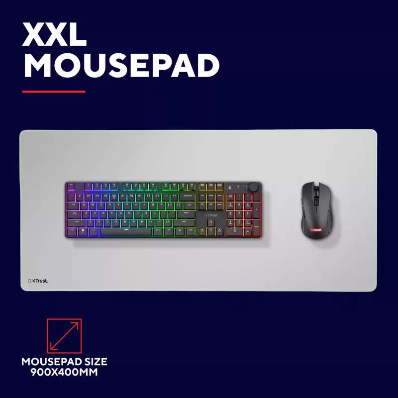 Trust GXT 759W Gaming mouse pad White