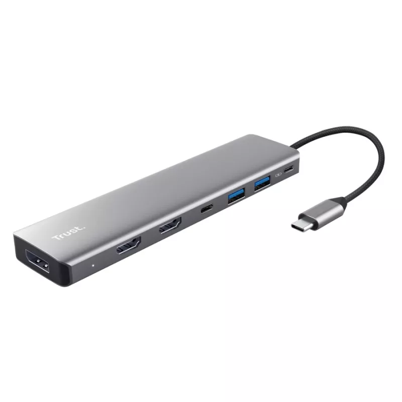 Trust 25661 interface hub USB Type-C Aluminium