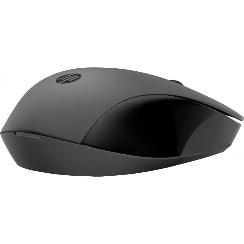 HP 150 Wireless Mouse, Ambidextrous, Optical, RF Wireless, 1600 DPI, Black
