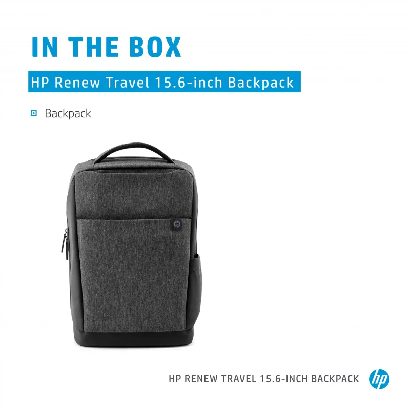 HP Renew Travel 15.6-inch Backpack, Backpack, 650 g