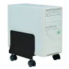 Techly CPU Steel Holder with Wheels, Black ICA-CS 34, Black, PC, Multimedia cart, 25 kg, 195 mm, 240 mm