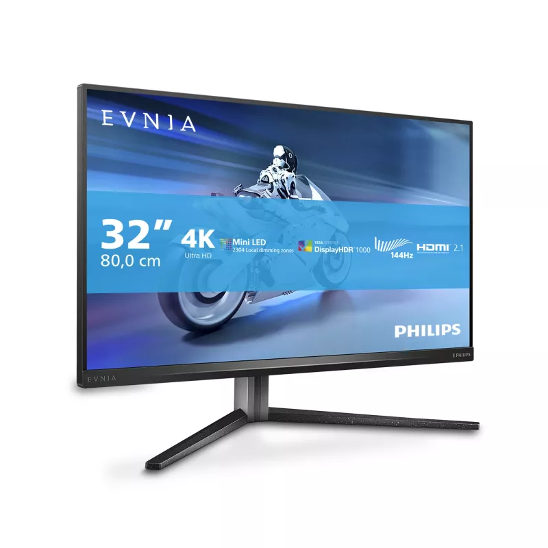 Philips Evnia 32M2N6800M/00 computer monitor 80 cm (31.5 inch) 3840 x 2160 pixels 4K Ultra HD LCD Grey