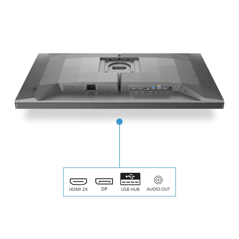 Philips Evnia 32M2N6800M/00 computer monitor 80 cm (31.5 inch) 3840 x 2160 pixels 4K Ultra HD LCD Grey