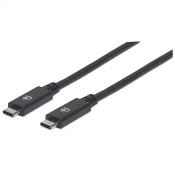 USB-C Cable Manhattan USB31C5C1M 1m Male to Male Black