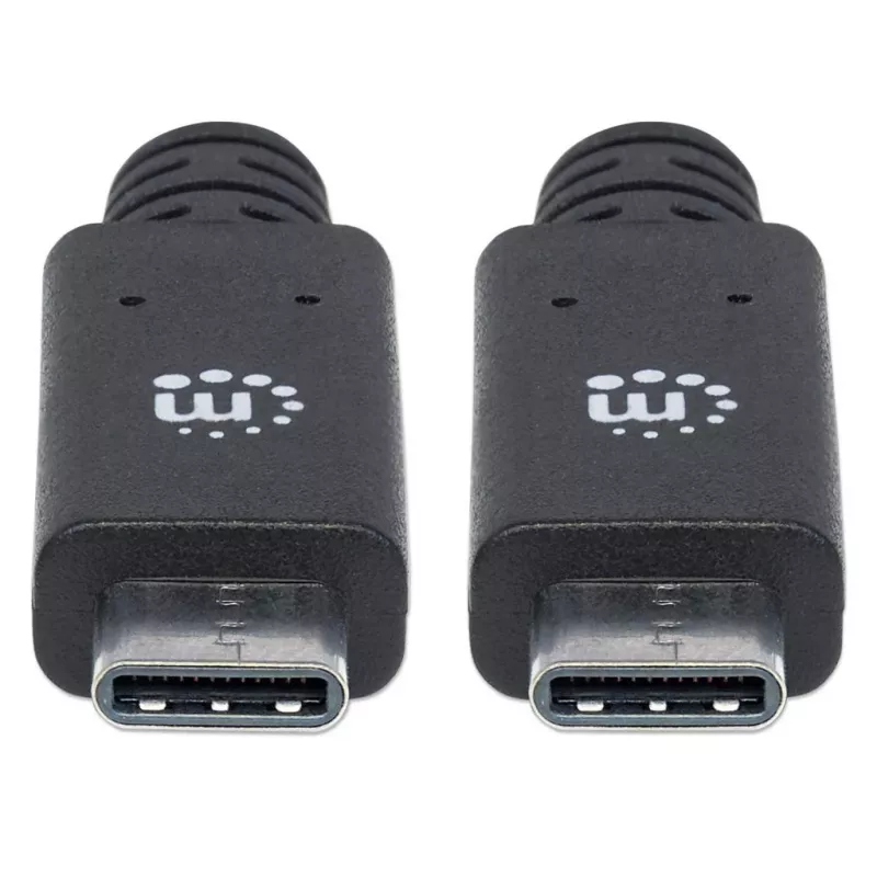 USB-C Cable Manhattan USB31C5C1M 1m Male to Male Black