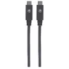 USB-C Cable Manhattan USB31C5C1M 1m Male to Male Black