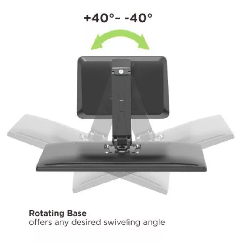 Techly ICA-LCD 35TS monitor mount / stand 81.3 cm (32 inch) Desk Black
