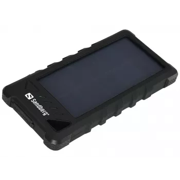 Sandberg Outdoor Solar Powerbank 16000, 16000 mAh, Lithium-Ion (Li-Ion), Black