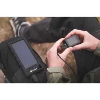 Sandberg Outdoor Solar Powerbank 16000, 16000 mAh, Lithium-Ion (Li-Ion), Black